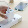 Зарядное устройство BOROFONE BA39A Speedway USB, 3A, белый, два порта